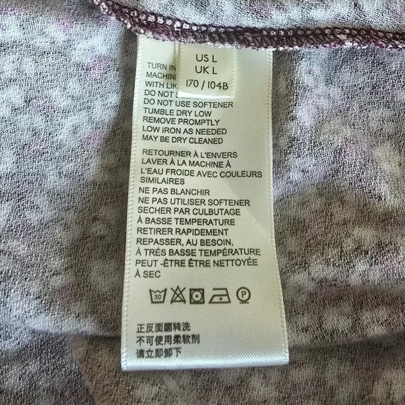 Free People Love Story Maxi Dress Women's Size Large Raisin Purple Multi - Picture 10 of 16